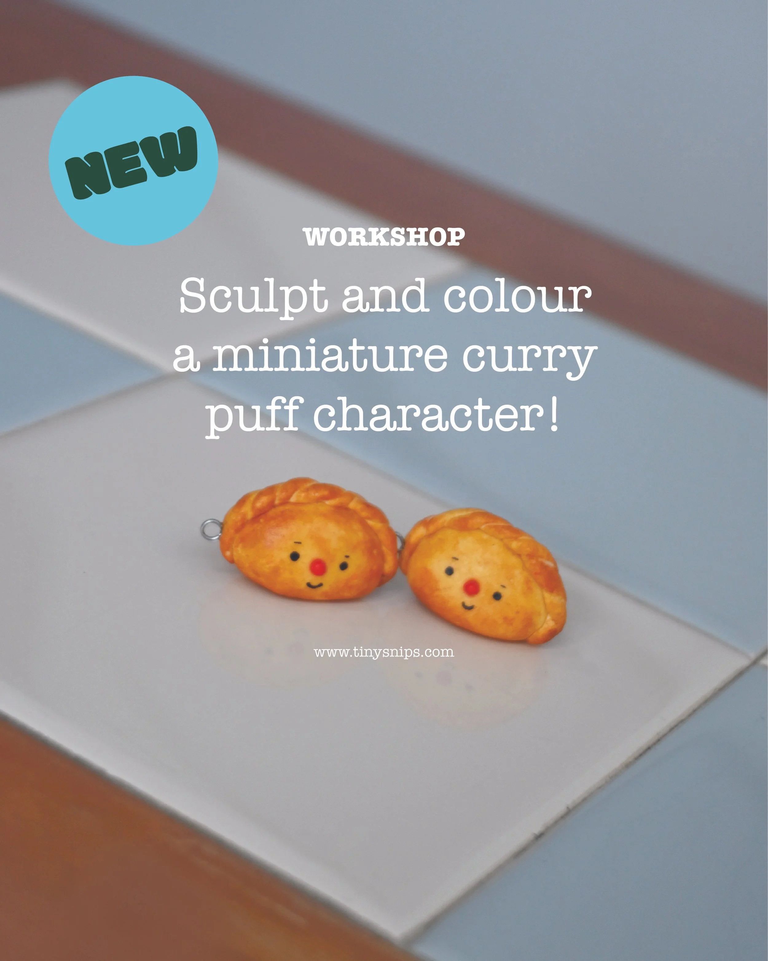 Miniature Curry Puff Character Keychain (🗓22 November)