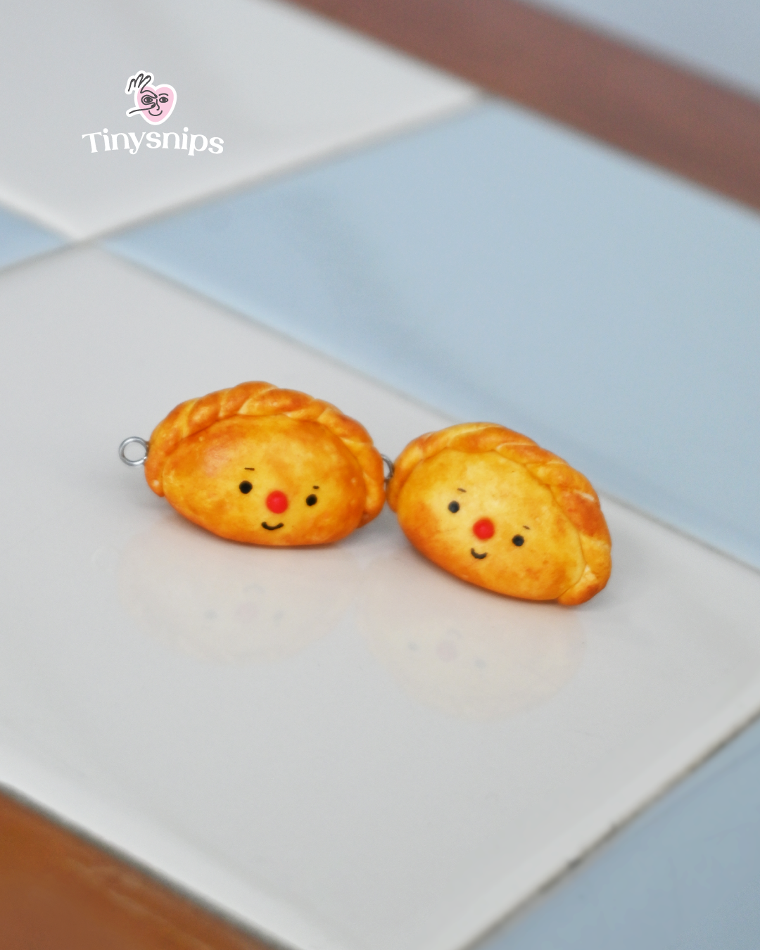 Miniature Curry Puff Character Keychain (2 pax)