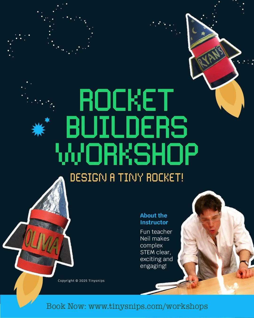 Tiny Rocket Builders  (Limited Slots)