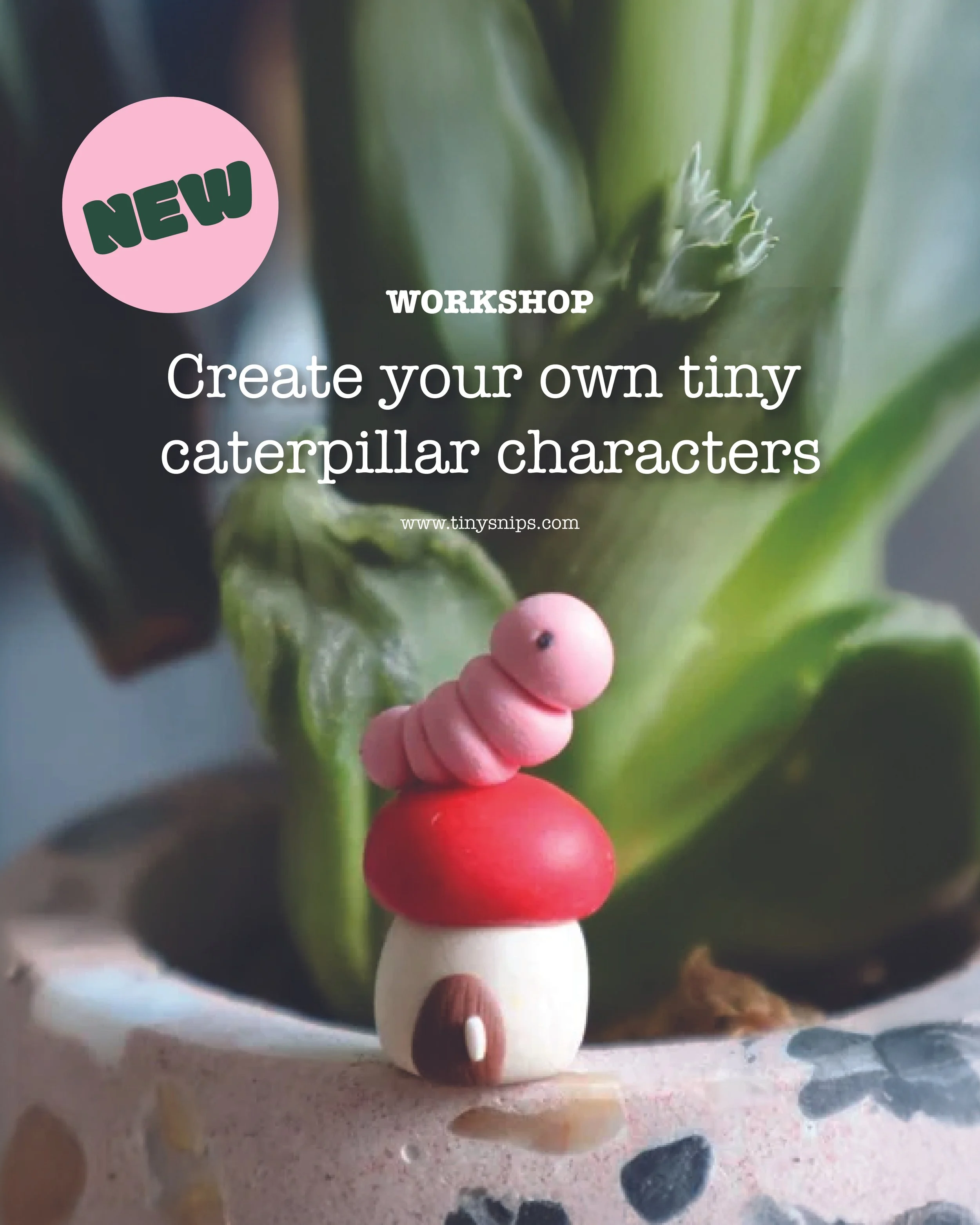Wiggly little friends Characters Workshop (🗓23/26 November)