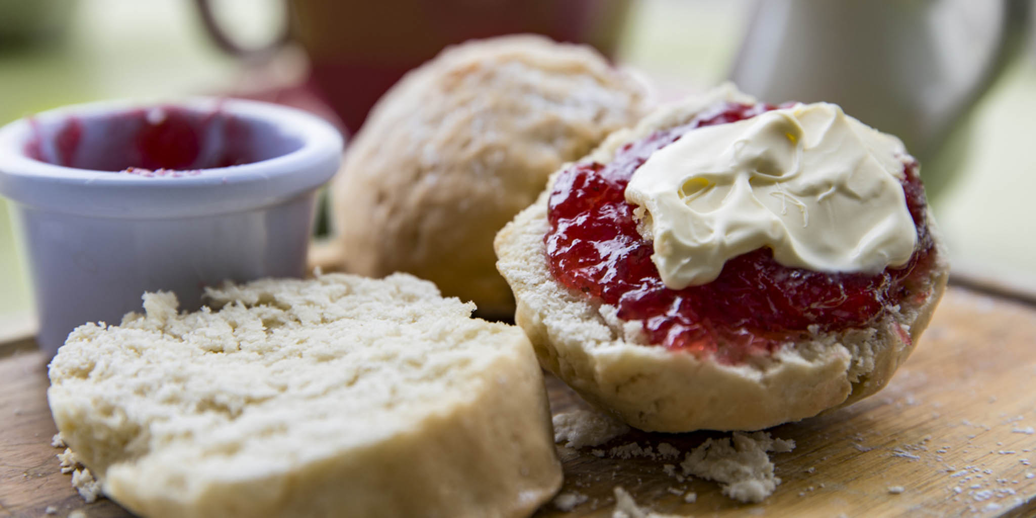  Join us for   Afternoon Cream Tea  