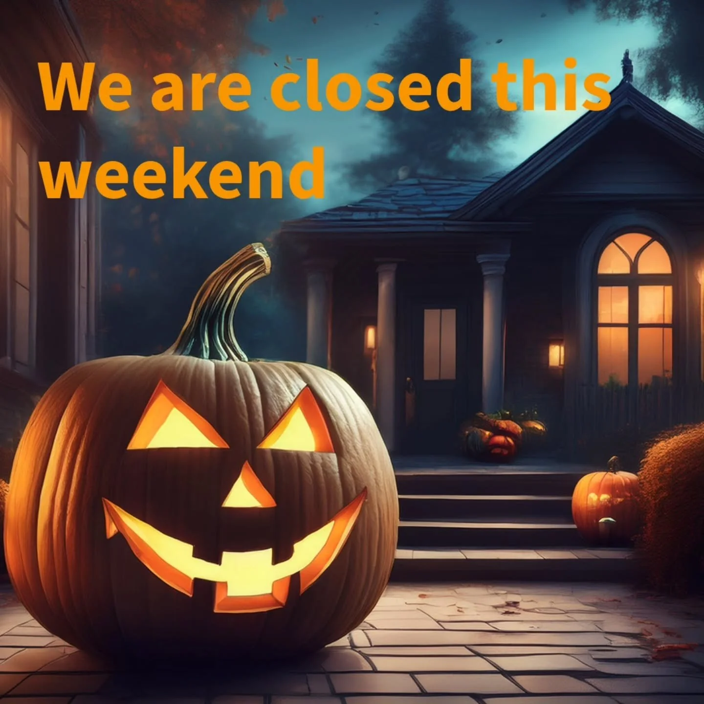 Sorry for the trick, but come by next week for some fresh treats.
We'll be closed this Friday and Saturday to let the little one rest up.
You'll all have to wait until next year for the Guy Fieri costume 🤣

Thanks for understanding and have a Happy 