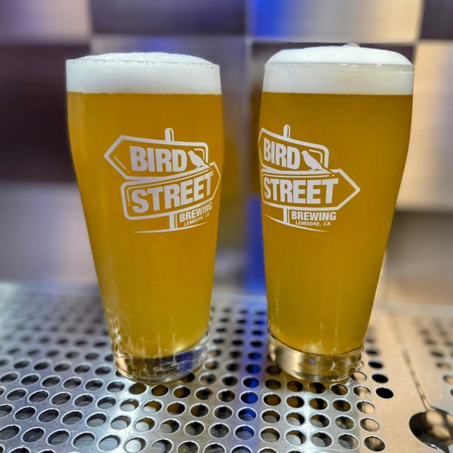 Hello!
We've got some #freshbeer on tap today!
First up is a variant on our Bird House Blonde Ale, dry hopped with some hops from the Southern Hemisphere. This is "Bird House DH," which is still a smooth, refreshing blonde ale with some add