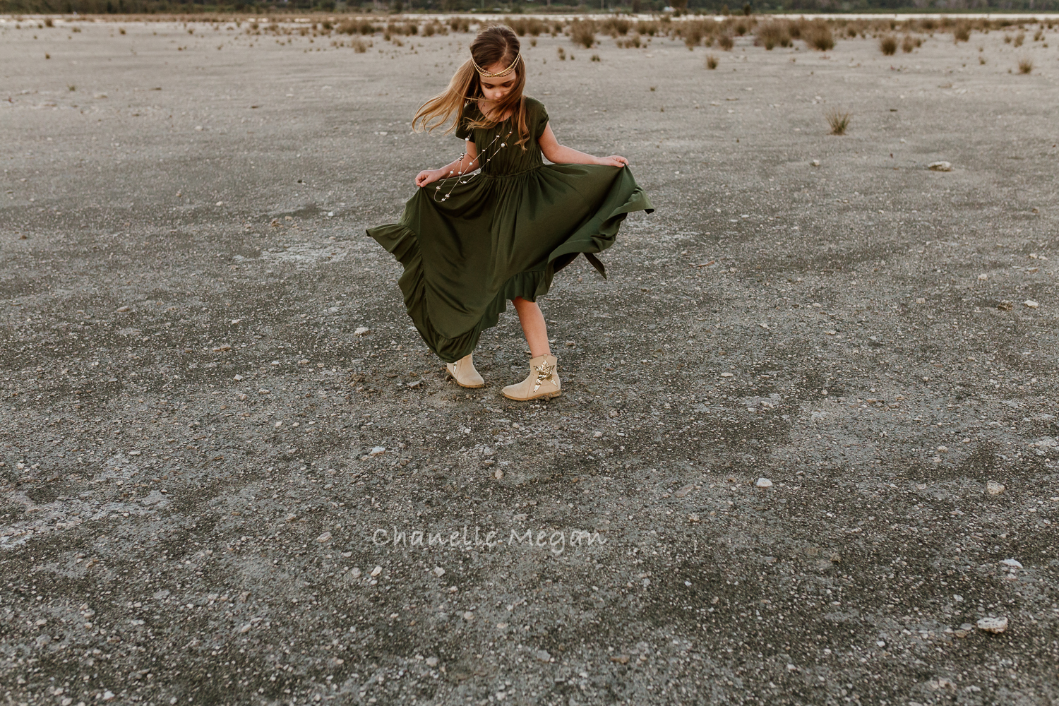 Chanelle Megan Photography engages with your kids to get them doing something while she photographs them