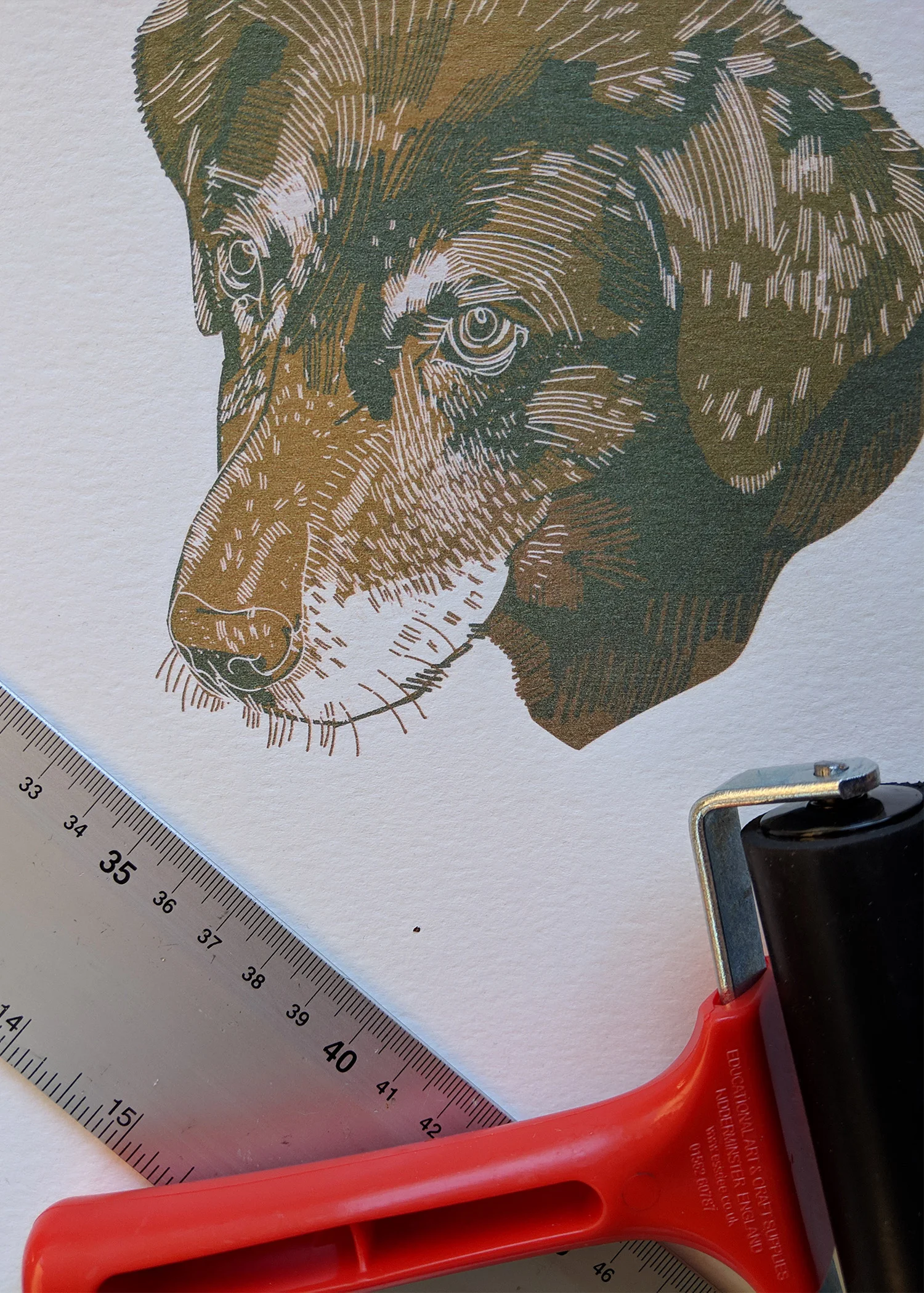 Woodcut Print