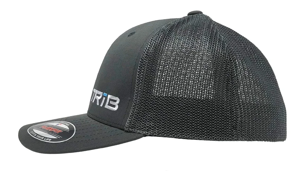 Flexfit Unisex Retro Trucker Colored Front Cap, dames en heren, verkrijgbaar in 7 kleuren, eenheidsmaat, donkergrijs/wit/donkergrijs, One size