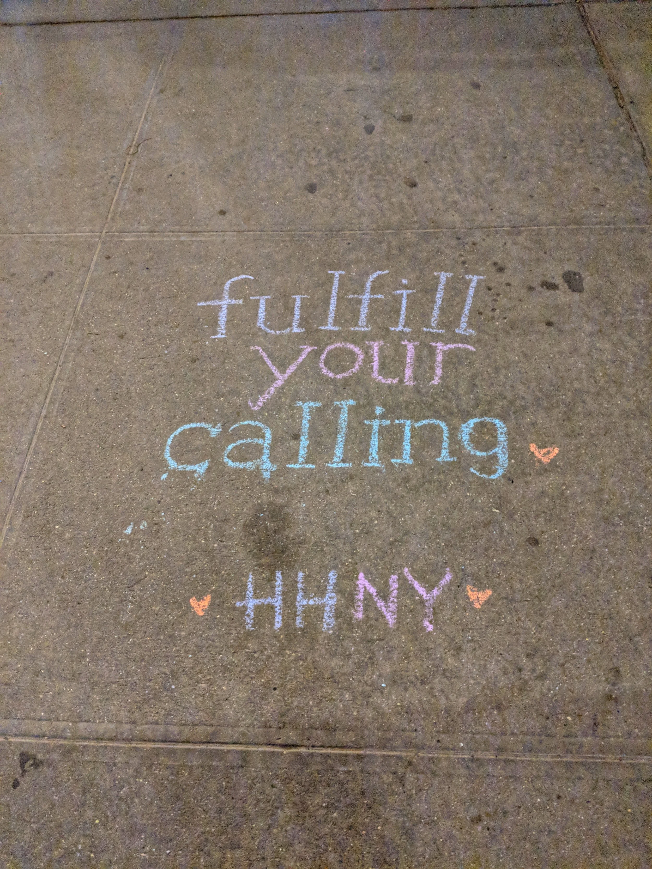 A little reminder by one of my favorite artists in NYC Honschar .
