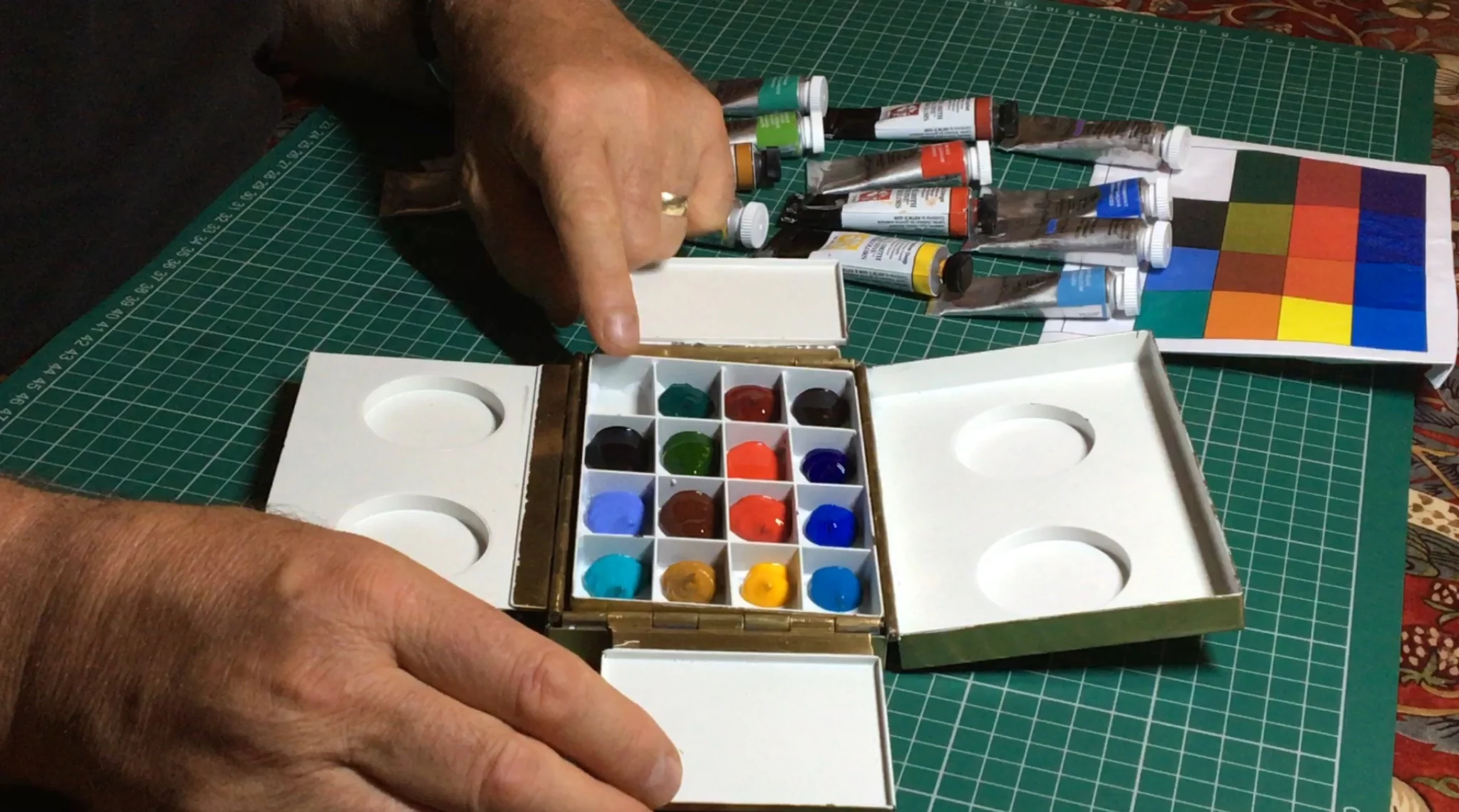 Setting Up a Double Primary Colour Palette