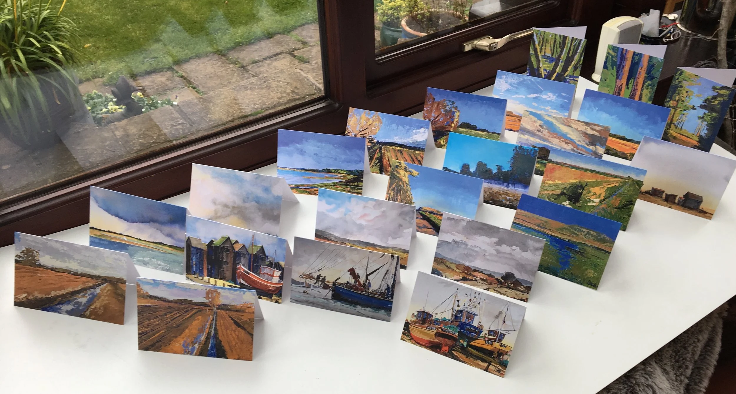 Cards of Five Original Paintings - Pack of 5