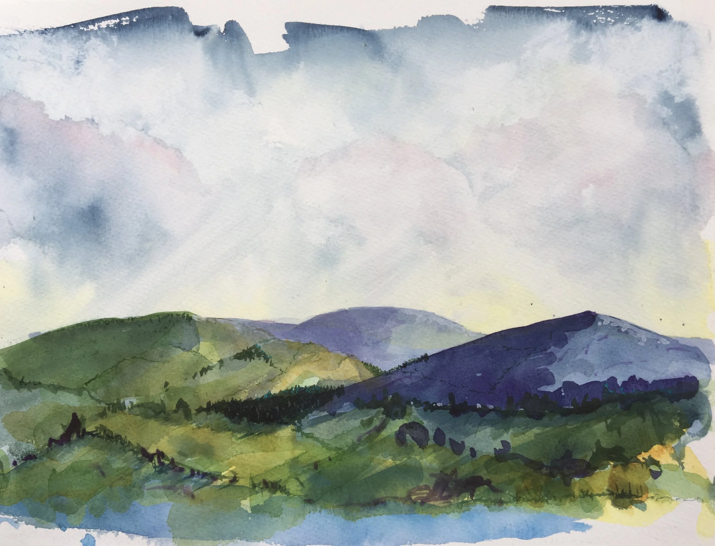 Rain Clears off the Hills