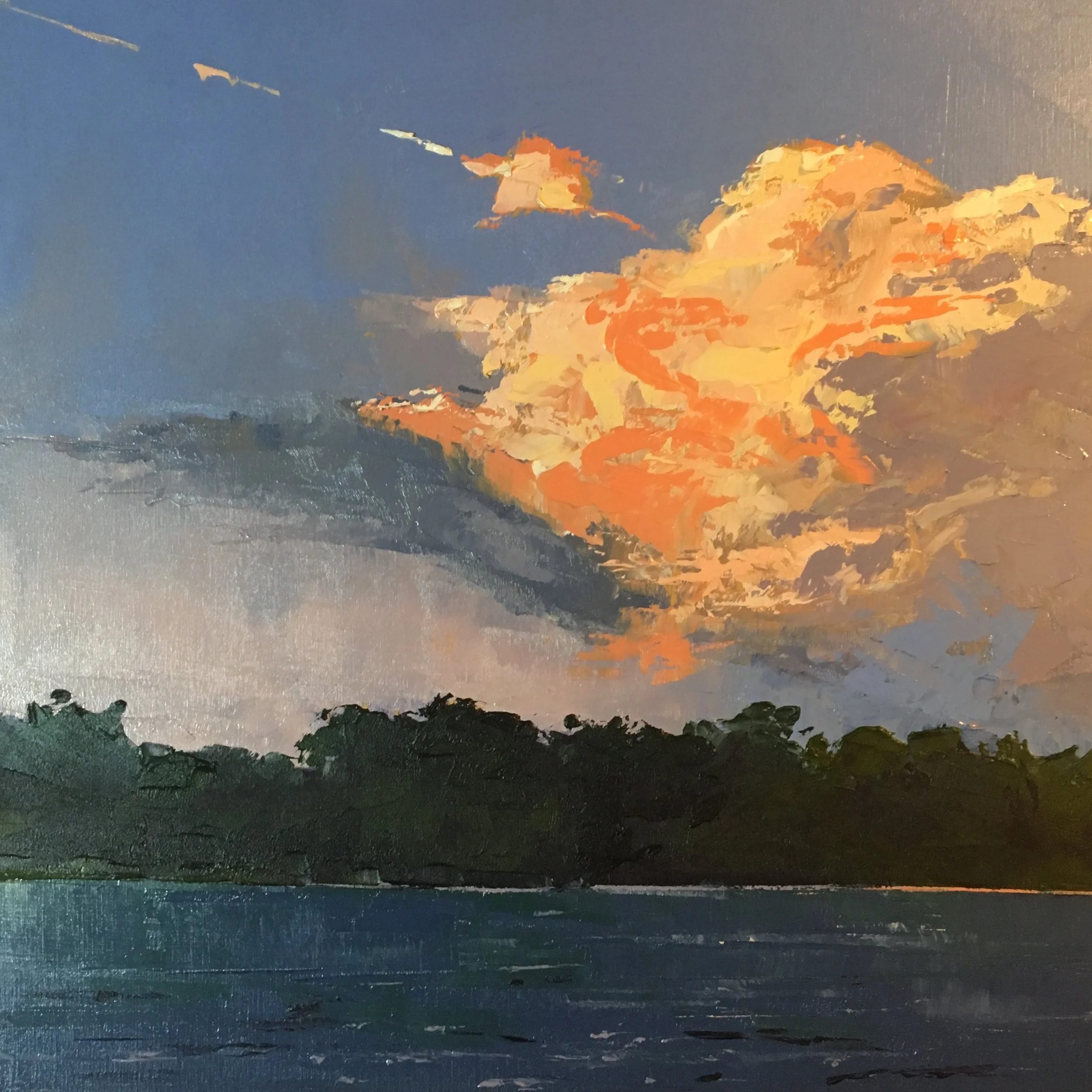 Cumulo Nimbus rising in the North