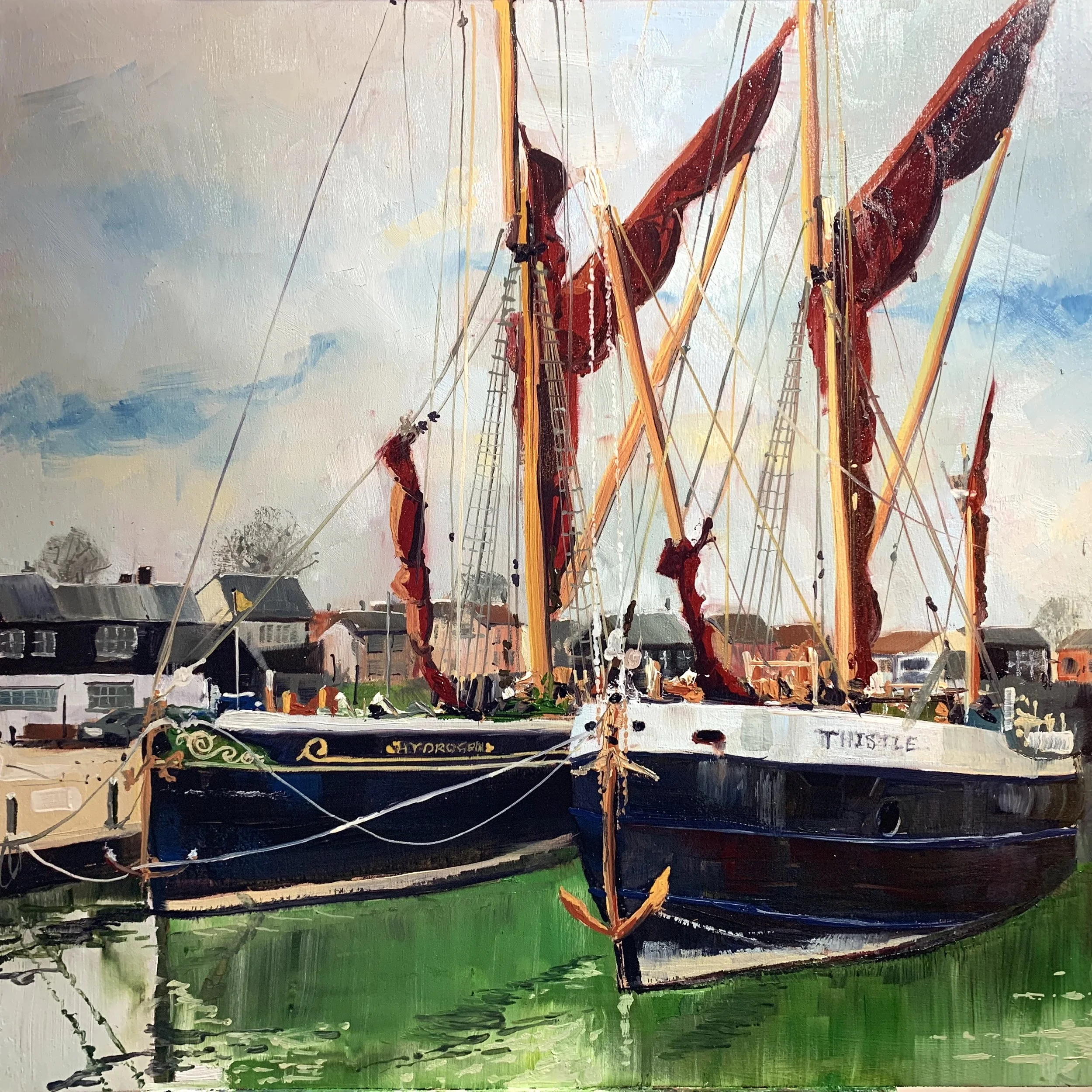 Barges on Hythe Quay