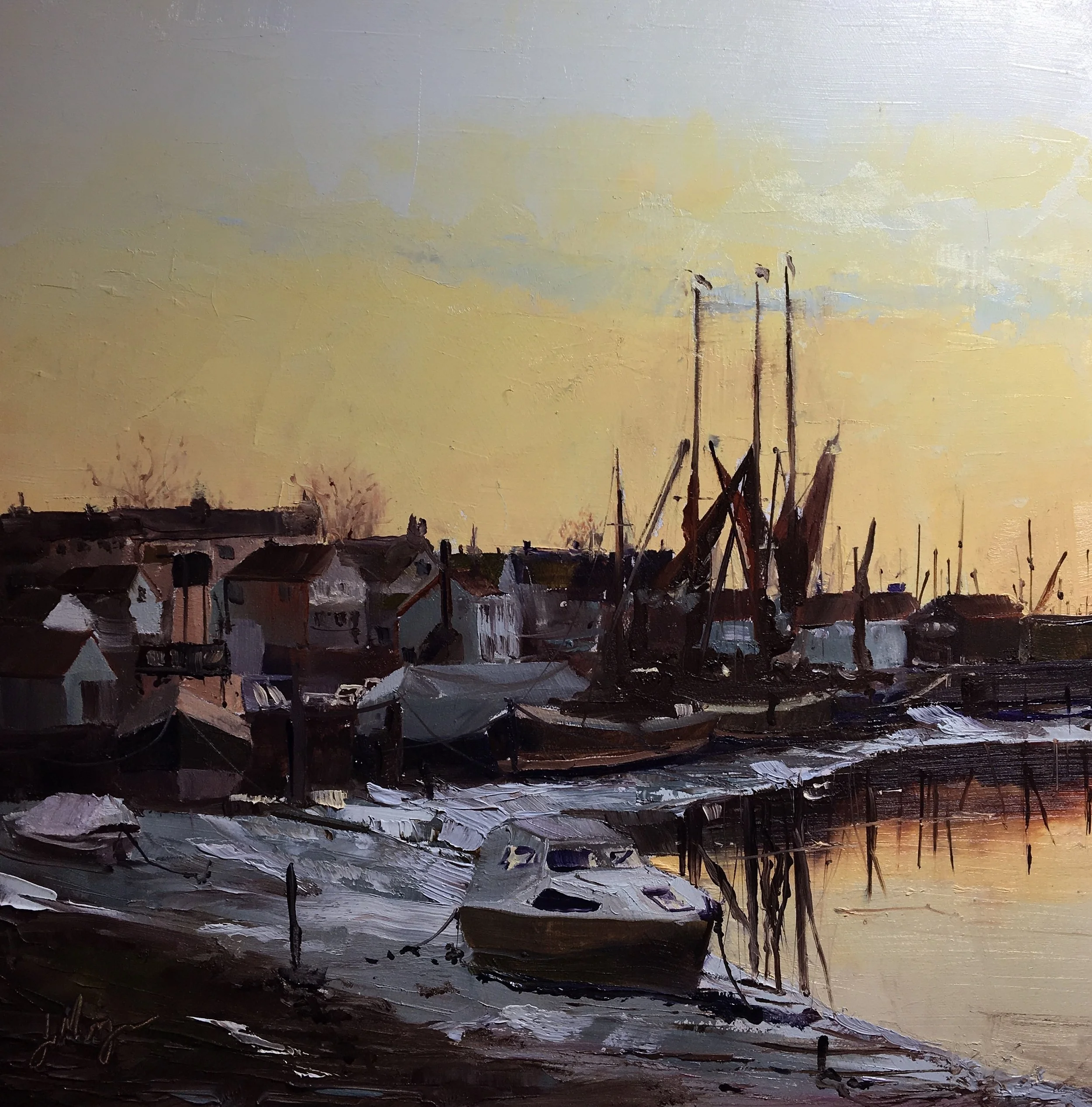 Low water at Hythe Quay