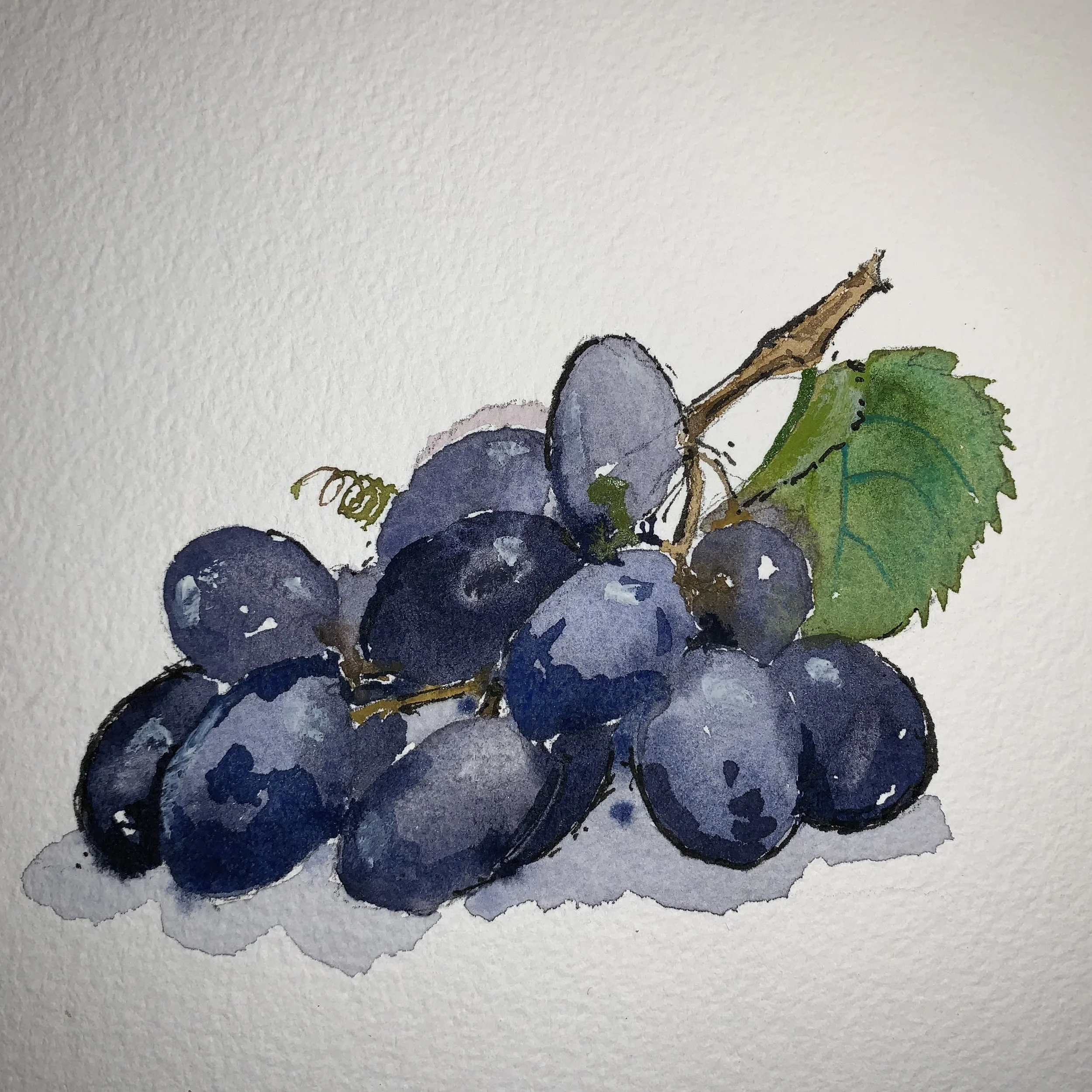 Set of Three Watercolours