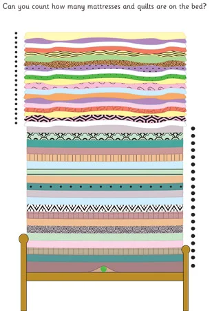 Artists impression of the Bedding in the Palmeyra Hotel. Baalbek.
