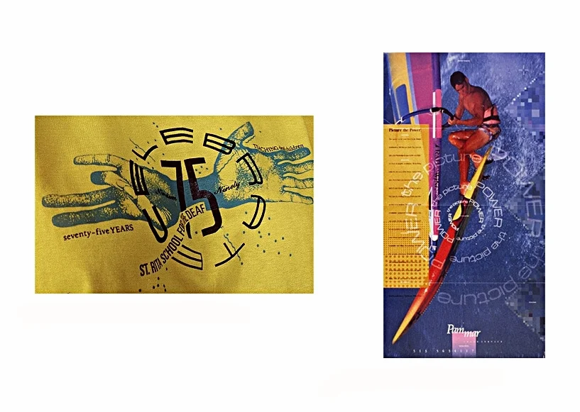 St. Rita School for the Deaf Anniversary Identity Digital Color Separator