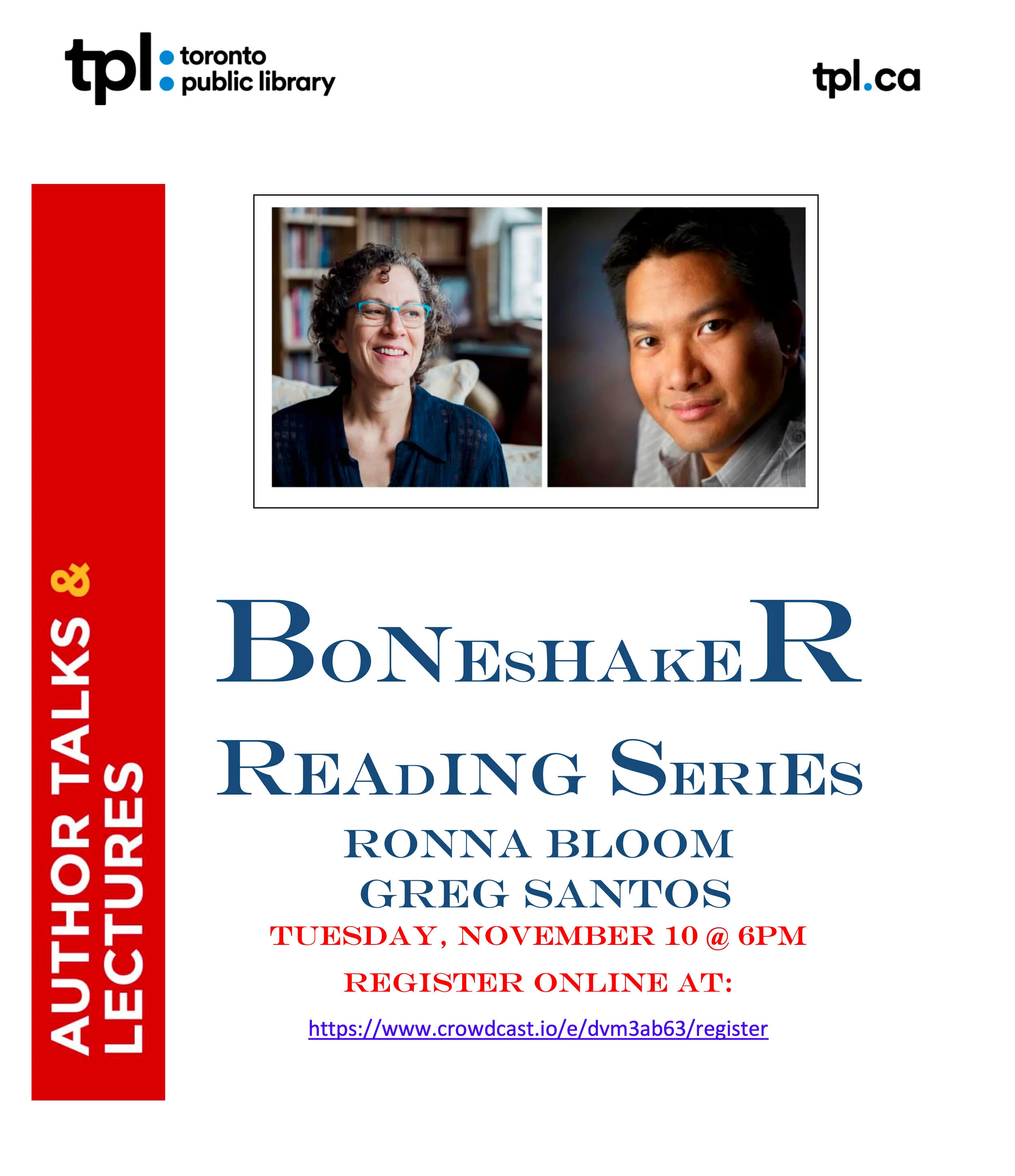 Boneshaker Reading Series