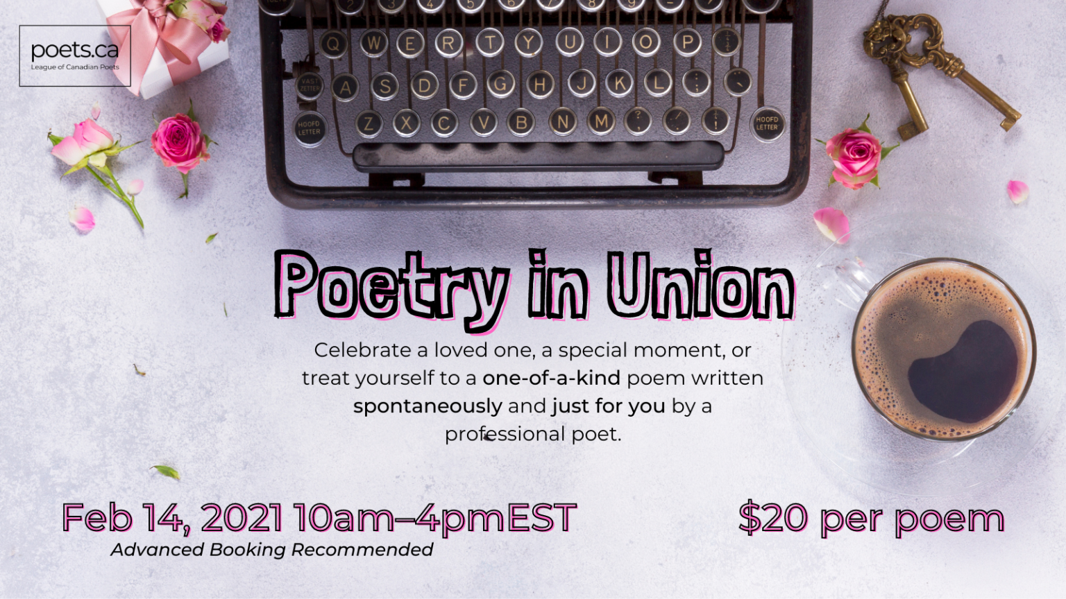 Poetry in Union: a poem for you on Valentine's Day