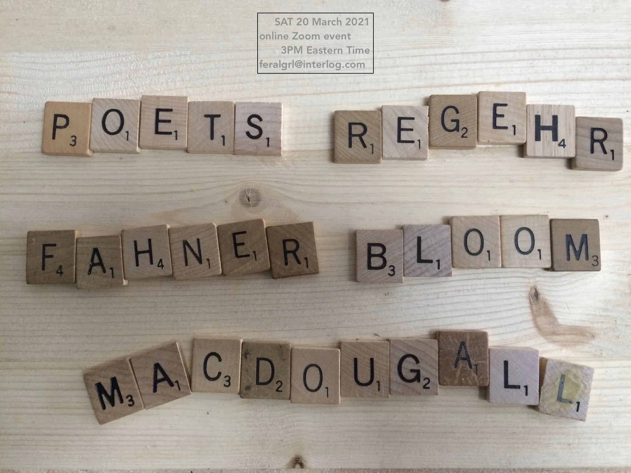 Pedlar Press Poets Read