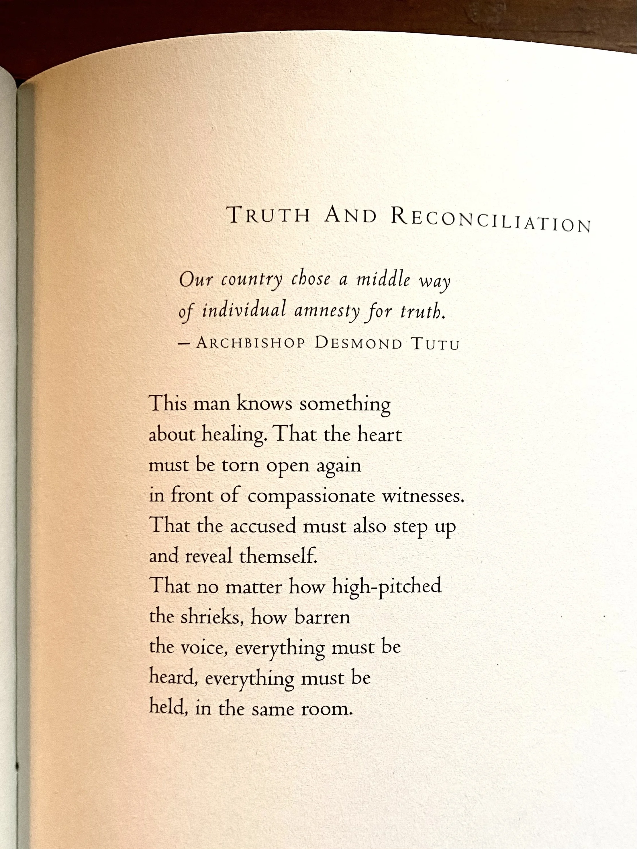 Truth and Reconcilation, remembering Desmond Tutu