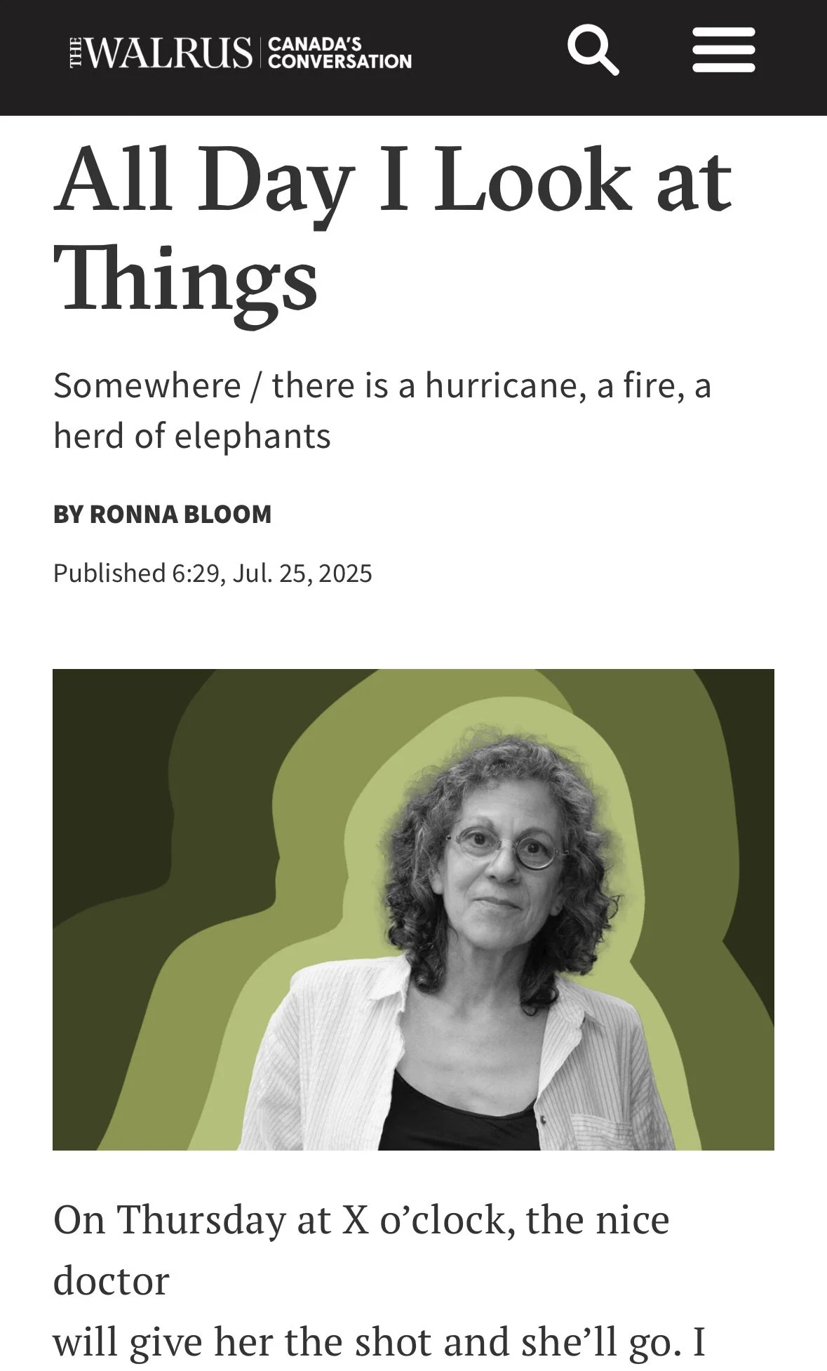 "All Day I Look at Things"