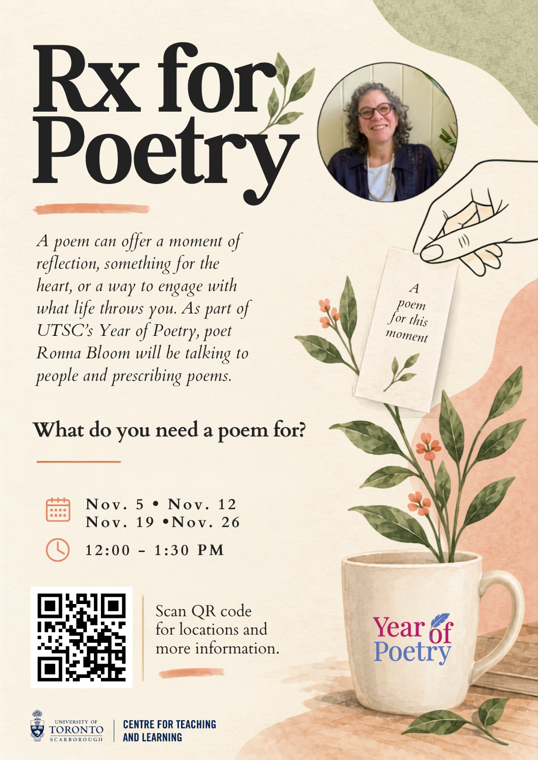 Rx for Poetry, University of Toronto, Scarborough