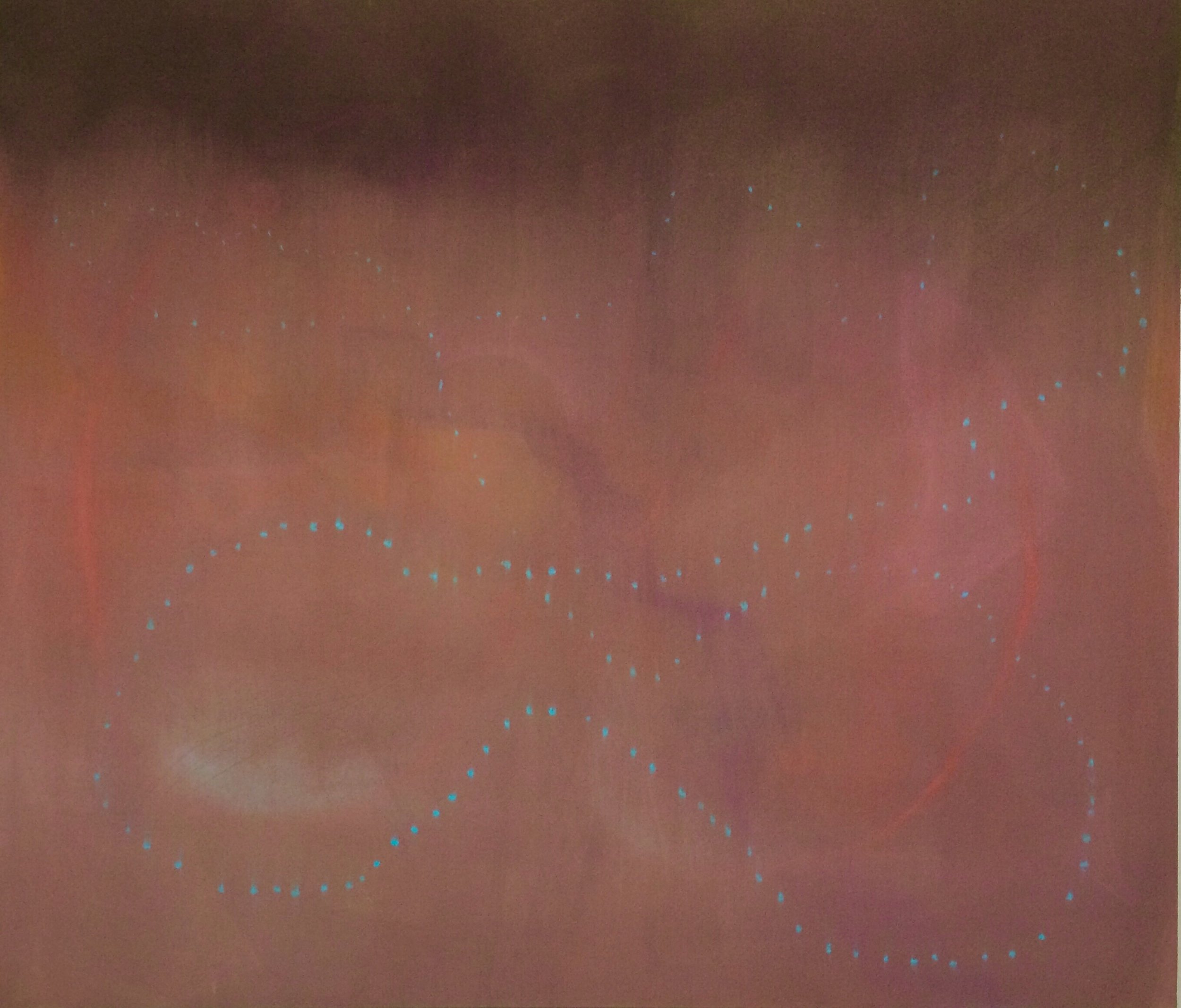  Fog   36 x 40"  Pastel on canvas  2017 