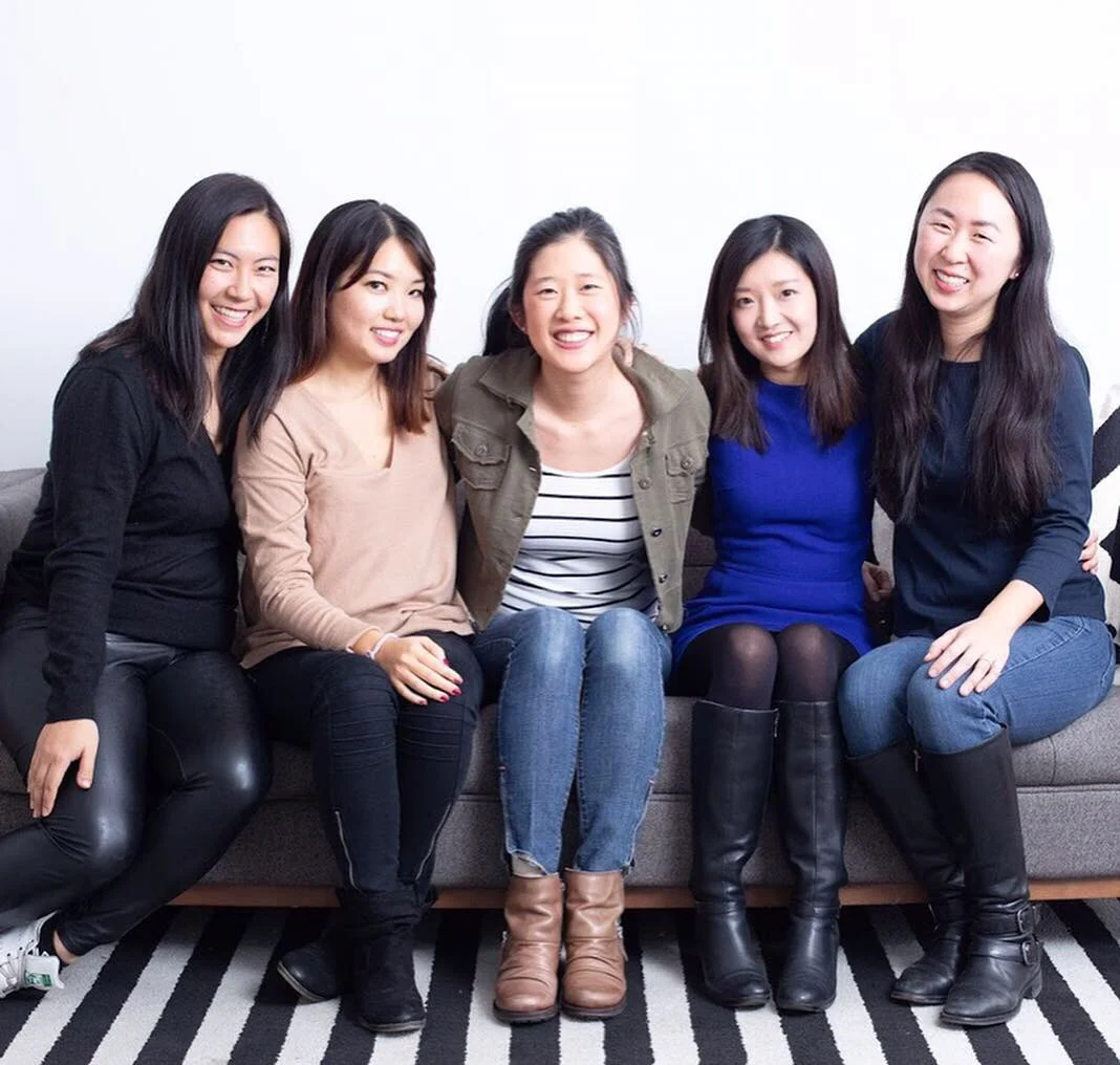 From left to right: Mochi Co-founder Stephanie Wu, Executive Editor Kelly Moon, Editor-in-Chief Jennifer Duann Fultz, President Alice Tang and Founder Maggie Hsu.