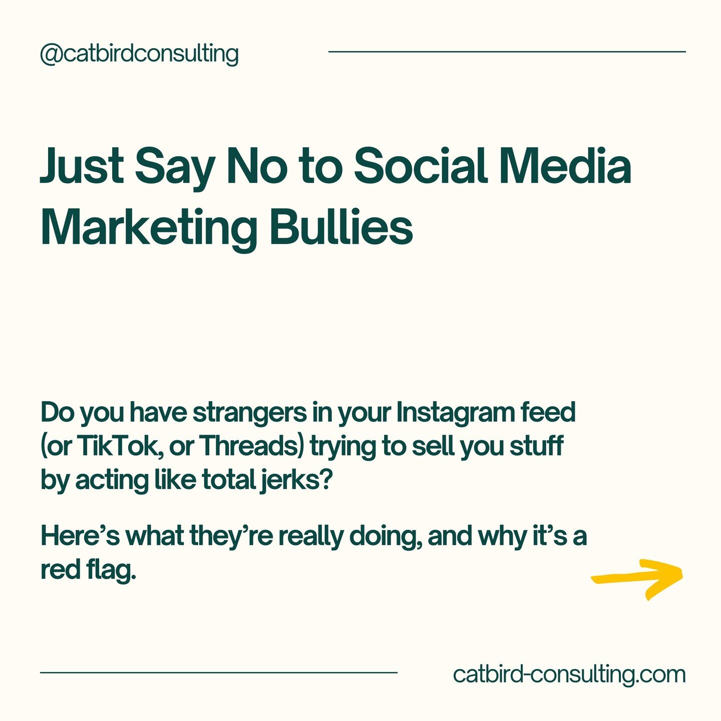 Anyone else noticing this in their feed? It's the business version of playground bullies 😒

Luckily, once you see what they&rsquo;re trying to do, it&rsquo;s easier to ignore 🙉 and block ❌

If this post was helpful for you, share it with a friend &