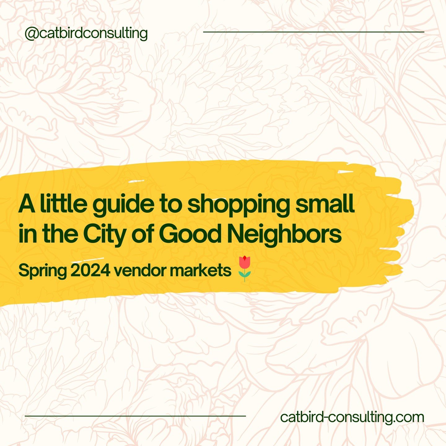 It&rsquo;s finally spring! 🌞🌷🪻🐣

What better way to celebrate than shopping small and supporting local artists, makers, and craftspeople at vendor markets and pop-ups all season long?

Swipe through for a roundup of spring markets around Western 