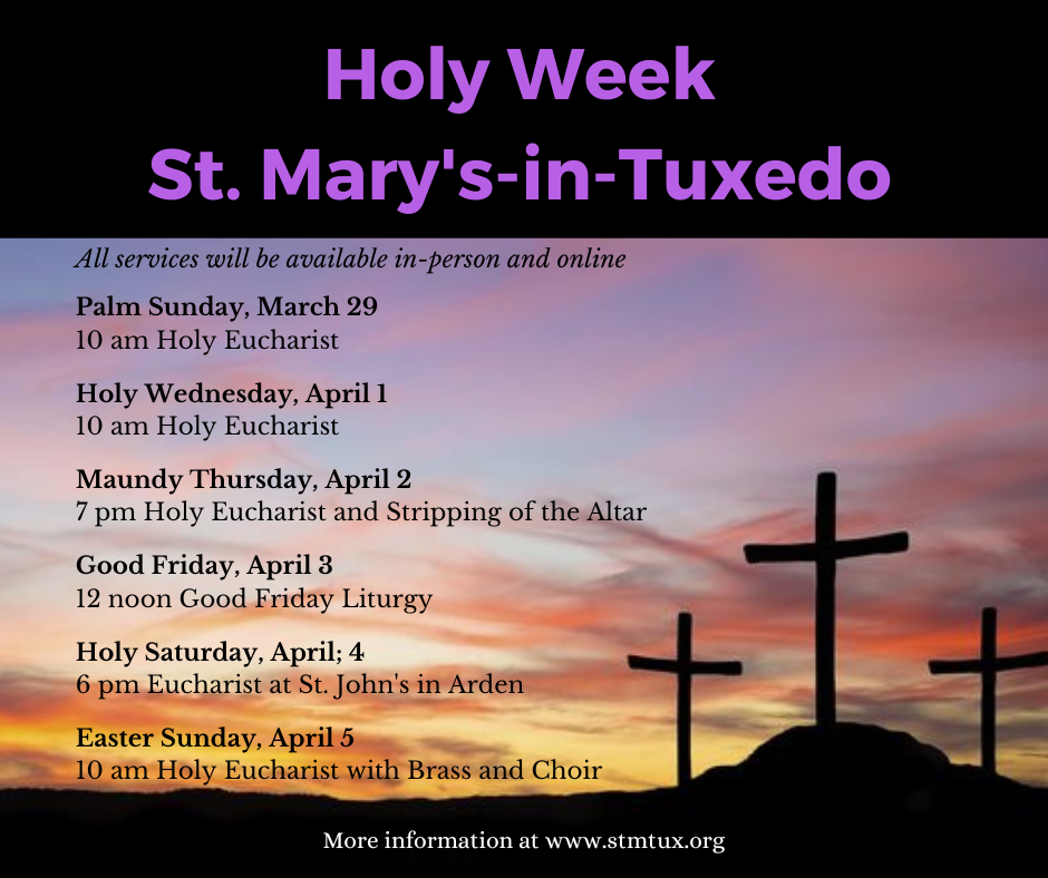 Holy Week at St. Mary's