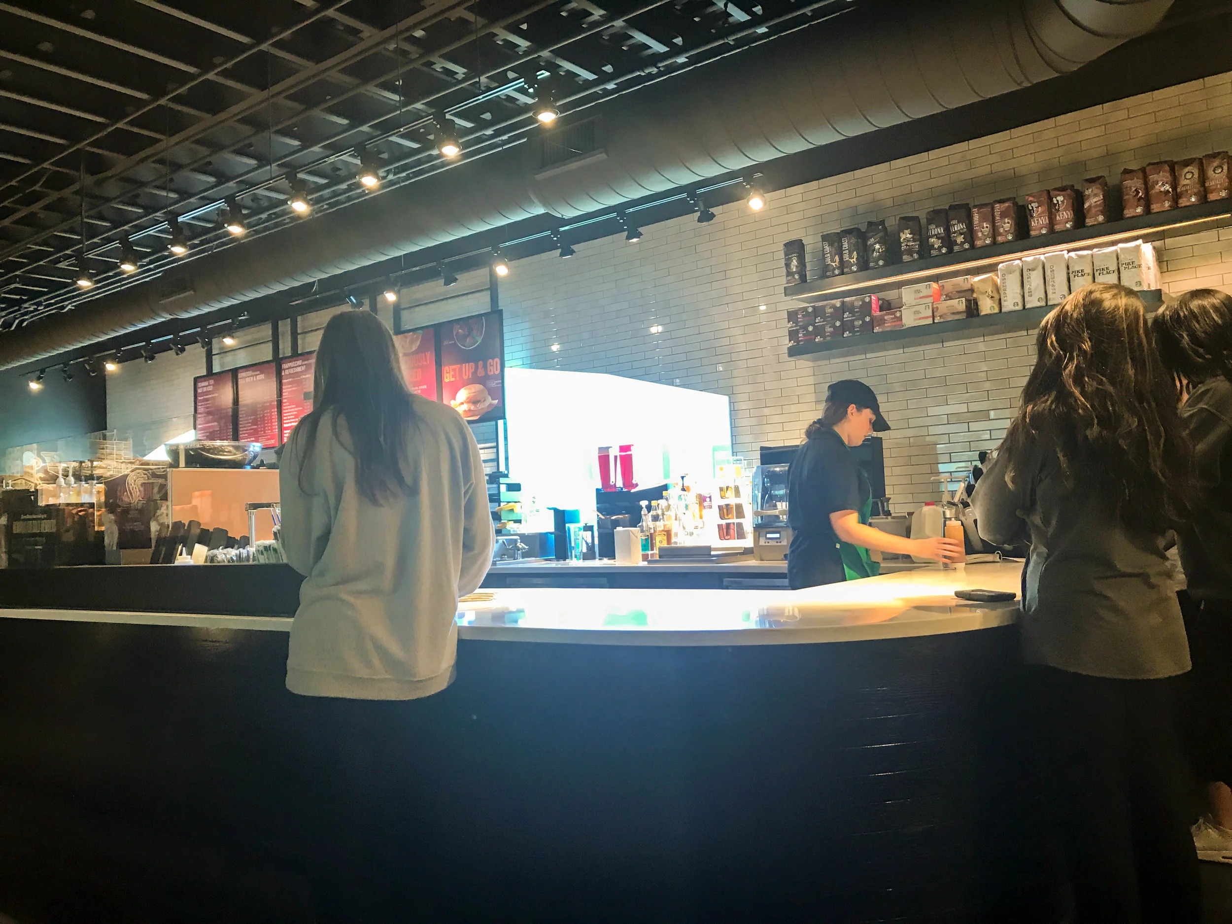 A first look inside Quinnipiac's new Starbucks Photo by Dorah Labatte