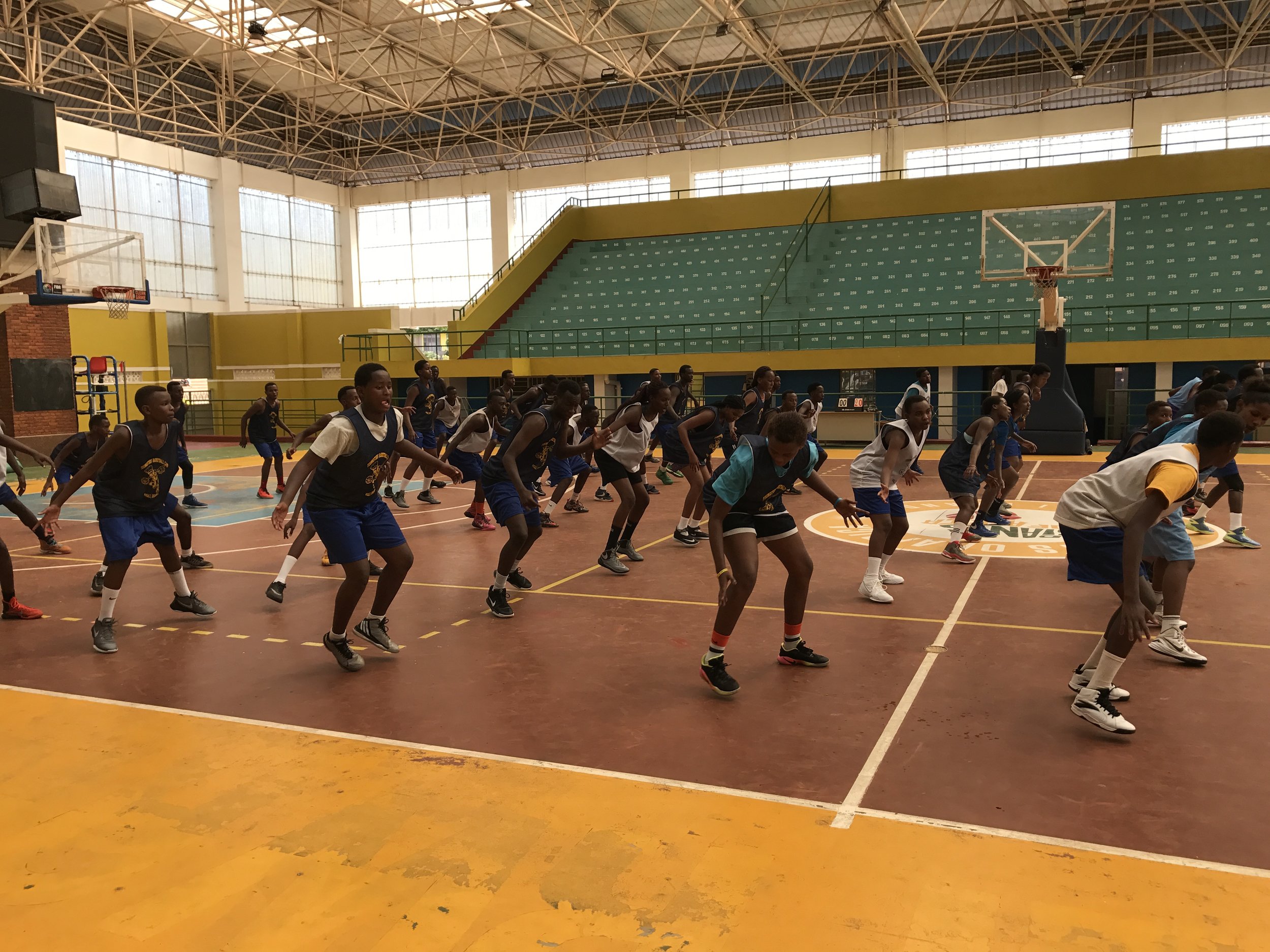 Rwandan Camp drills