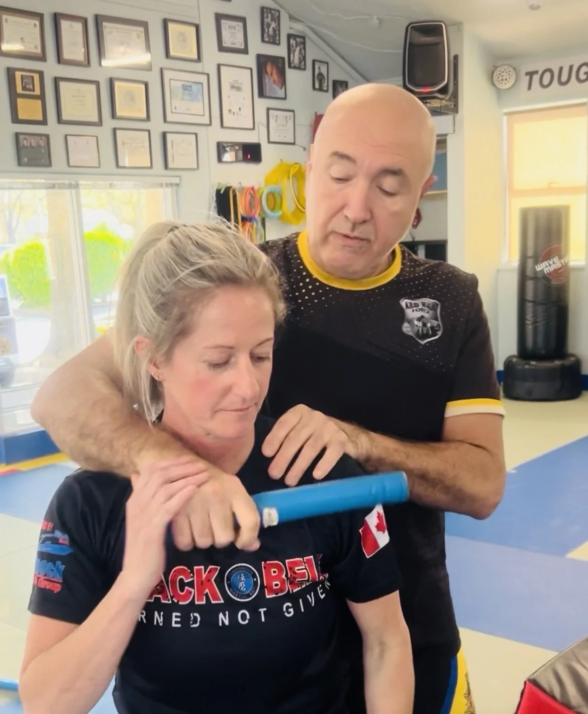 Women training practical self-defence at Tsawwassen Martial Arts