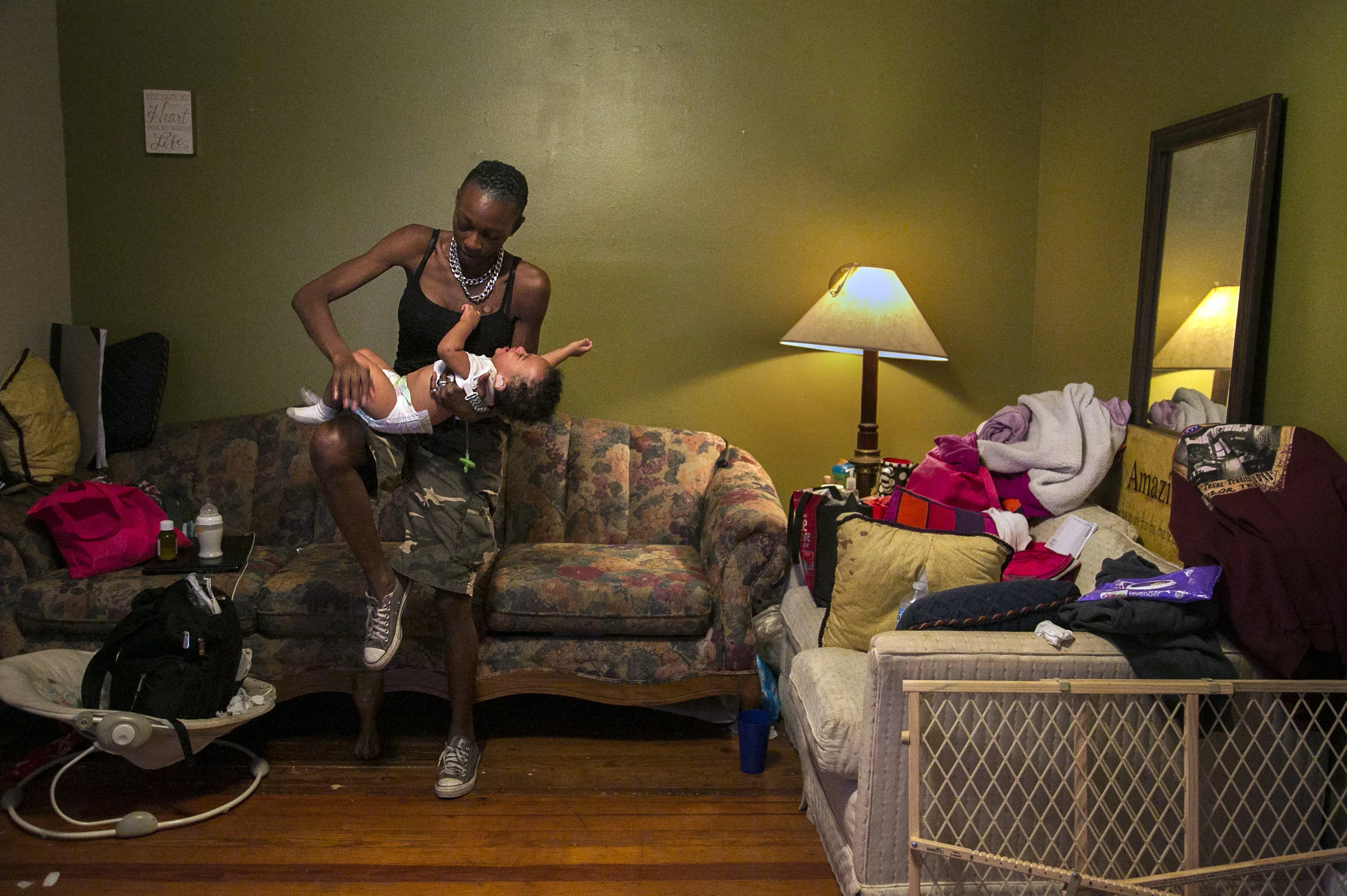  On Oct. 21, 2016, Deloris Fields struggled to feed her son Connor Guenther, who was suffering from an ear infection.&nbsp; 