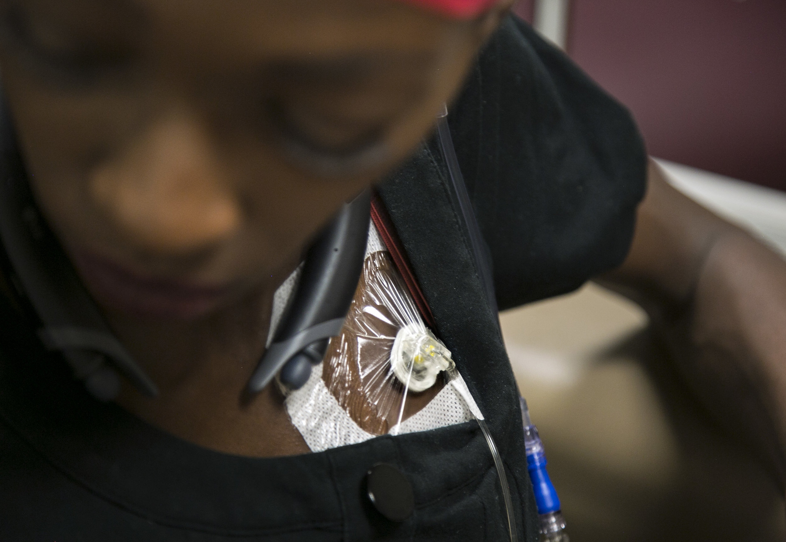  On Oct. 25, 2016, Deloris Fields received her chemotherapy at Texas Oncology-Round Rock Seton Williamson.&nbsp; 