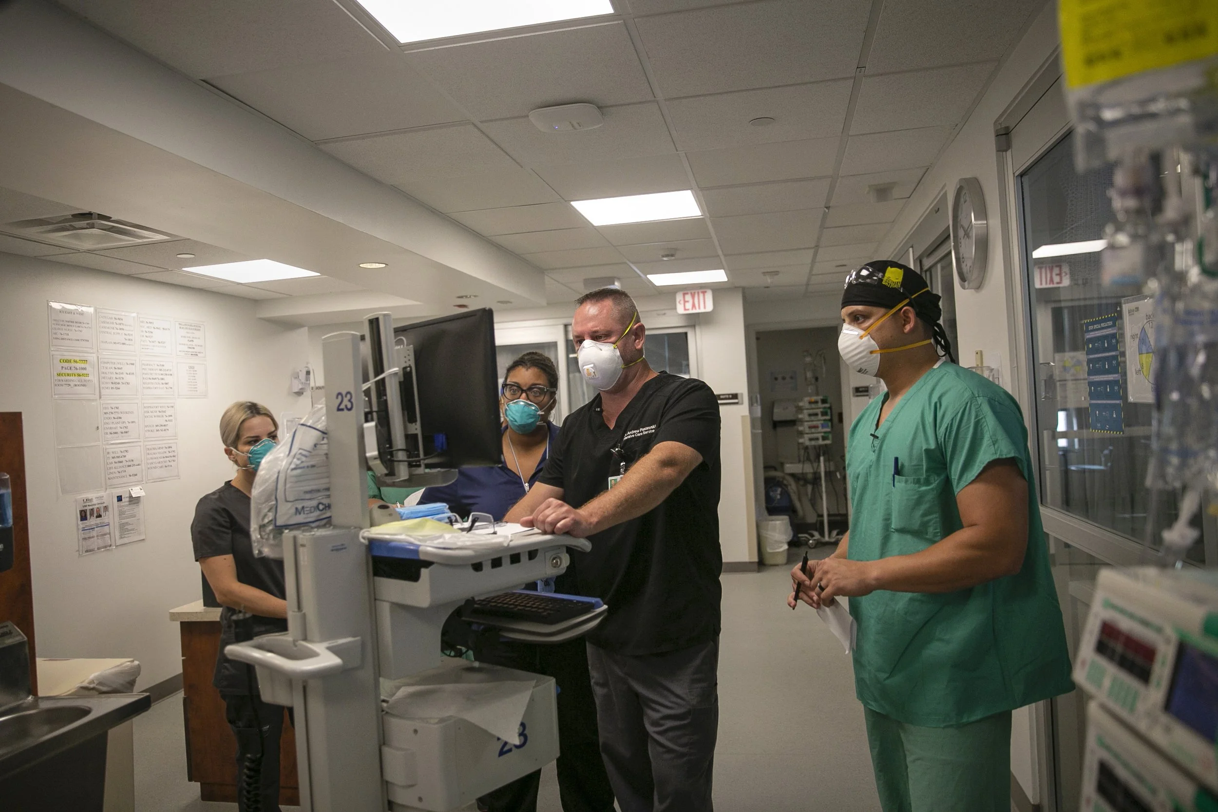 Inside the COVID Unit