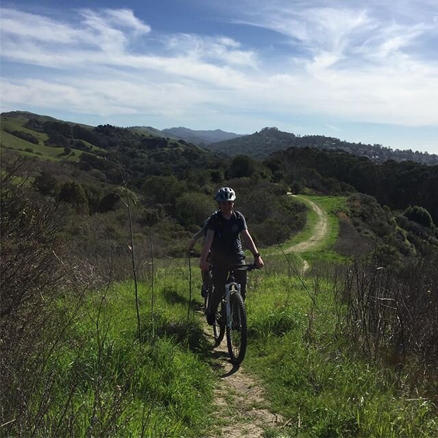 Ruben powering up a climb after a big loop after the sun came out and made for a beautiful day. #richmondcomposite