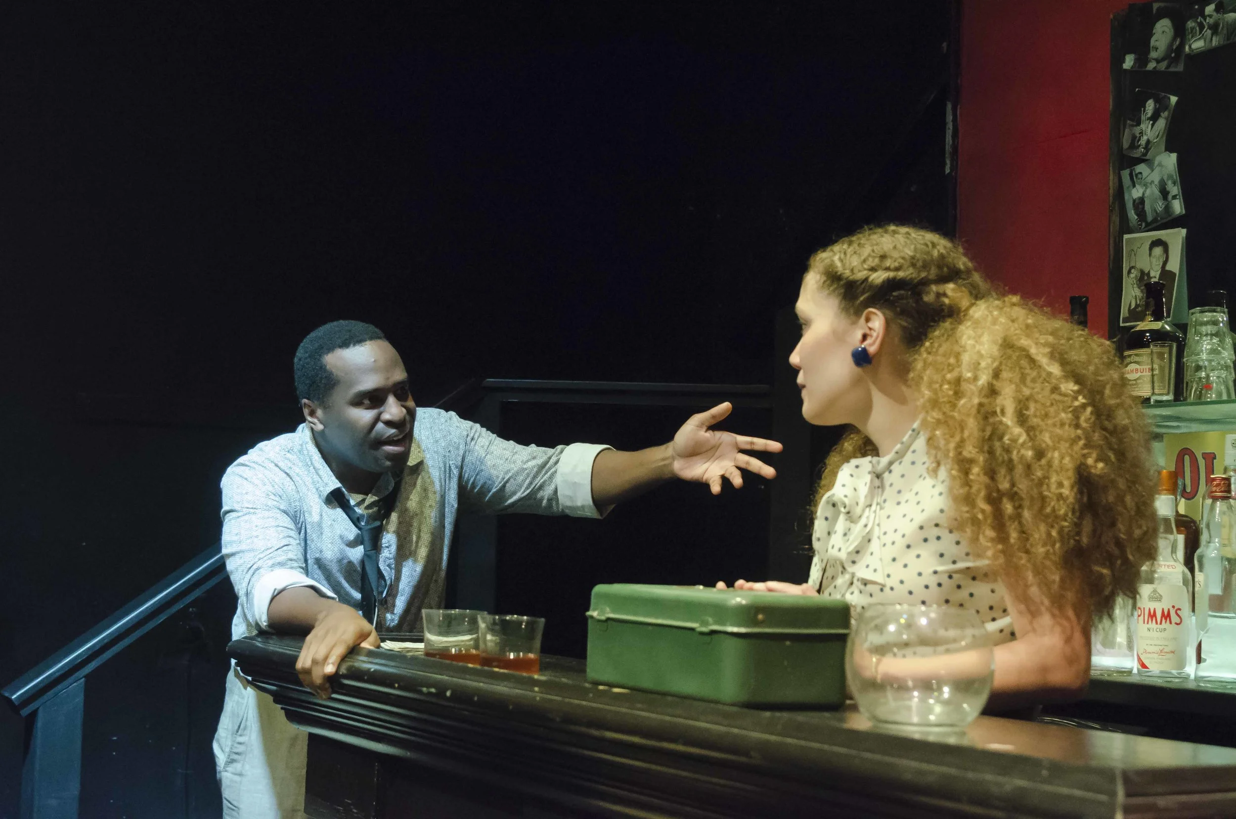 Featured: Omar Robinson, Evelyn Howe. Photo Credit: Kalman Zabarsky