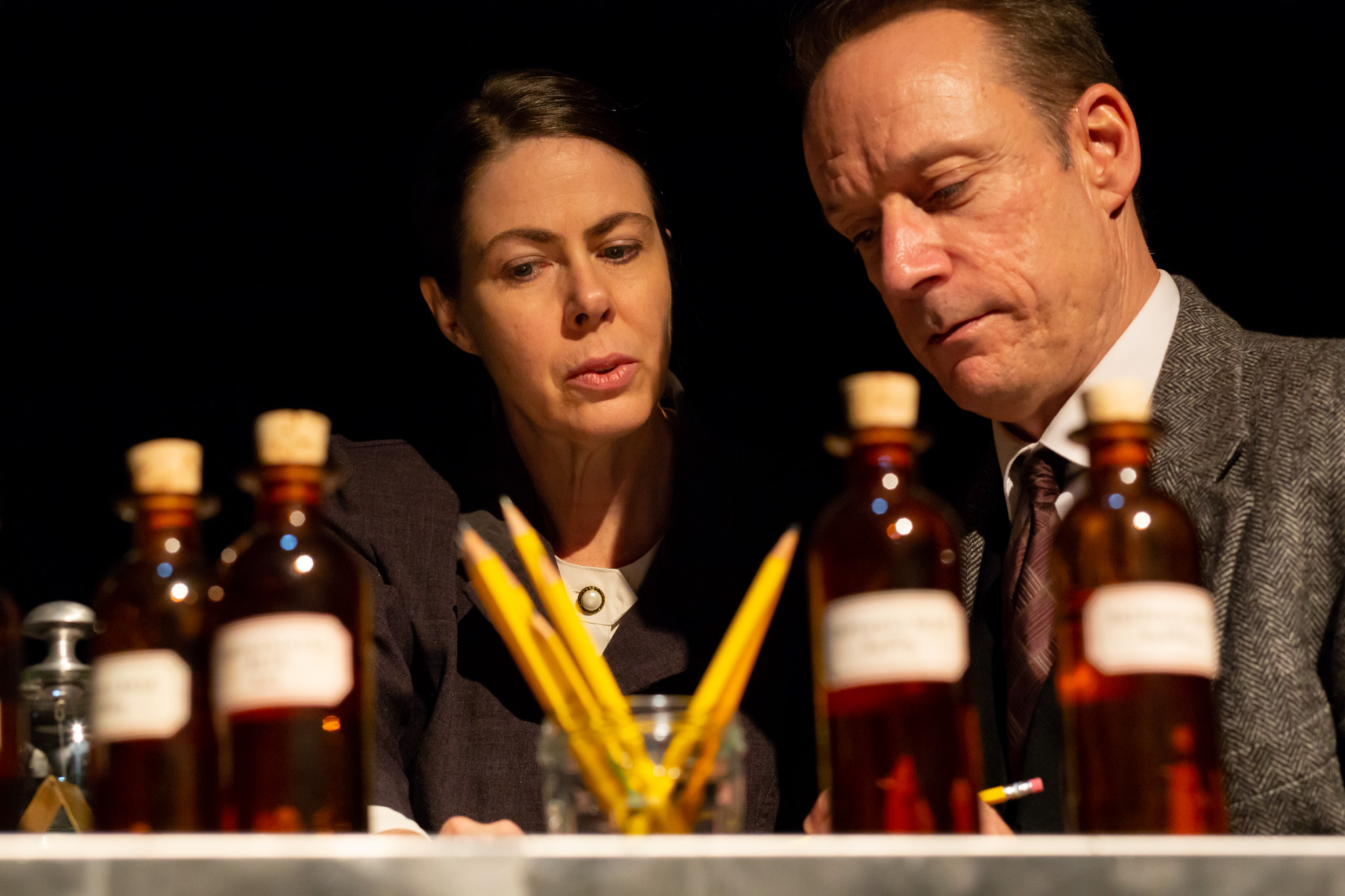 Pictured: Christine Power and Thomas Grenon