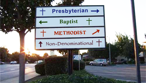 Christianity is False Because... Denominations 