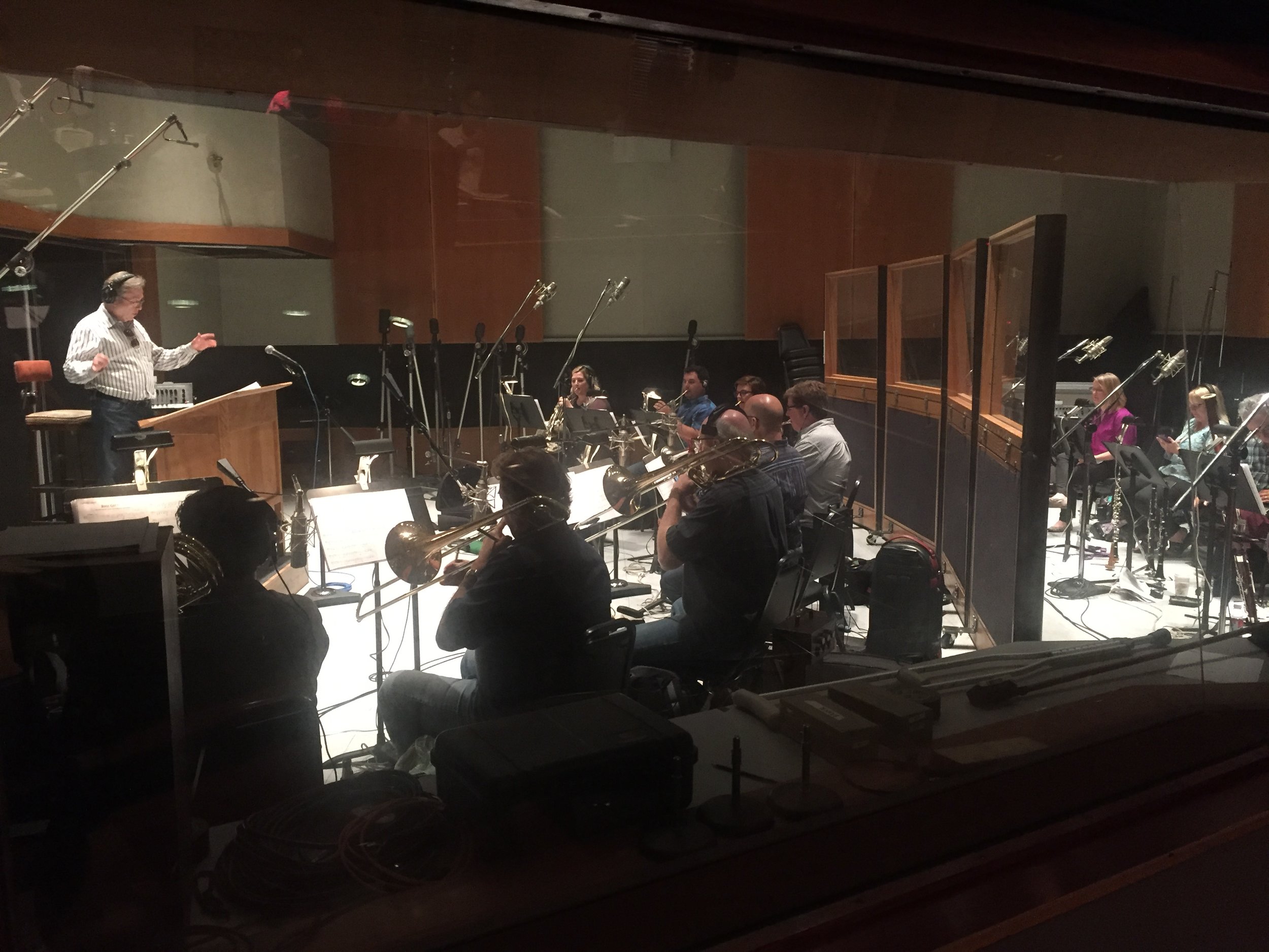  Recording Woodwinds and Brass for Kid Cudi Session at Capitol 