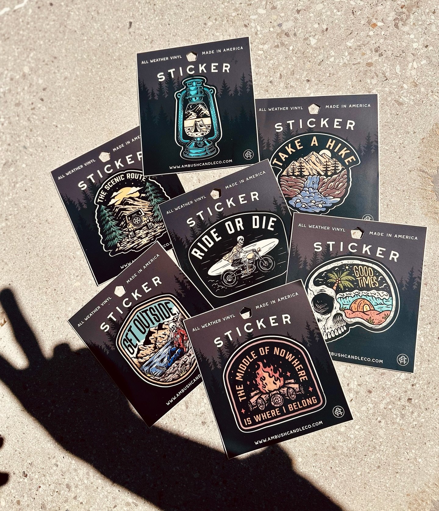 Snag a sticker set - on sale while supplies last ✌️