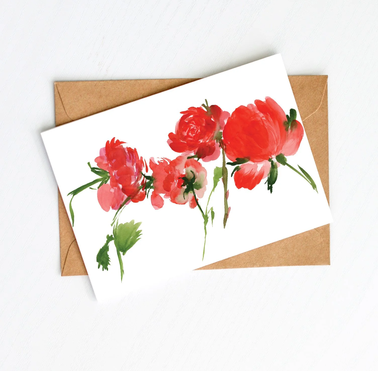 Red Roses 1 - Gretting Card