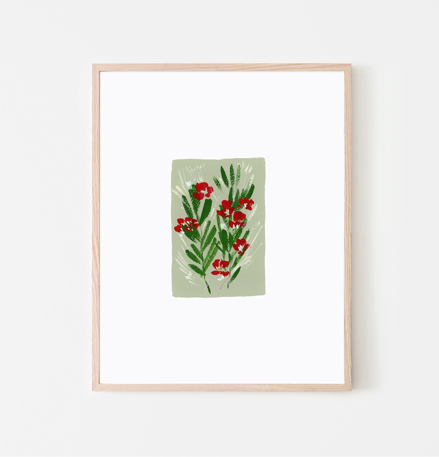 Misty Green Berries-11x14-Vertical-floating-skinny-wood-raw-frame.jpg