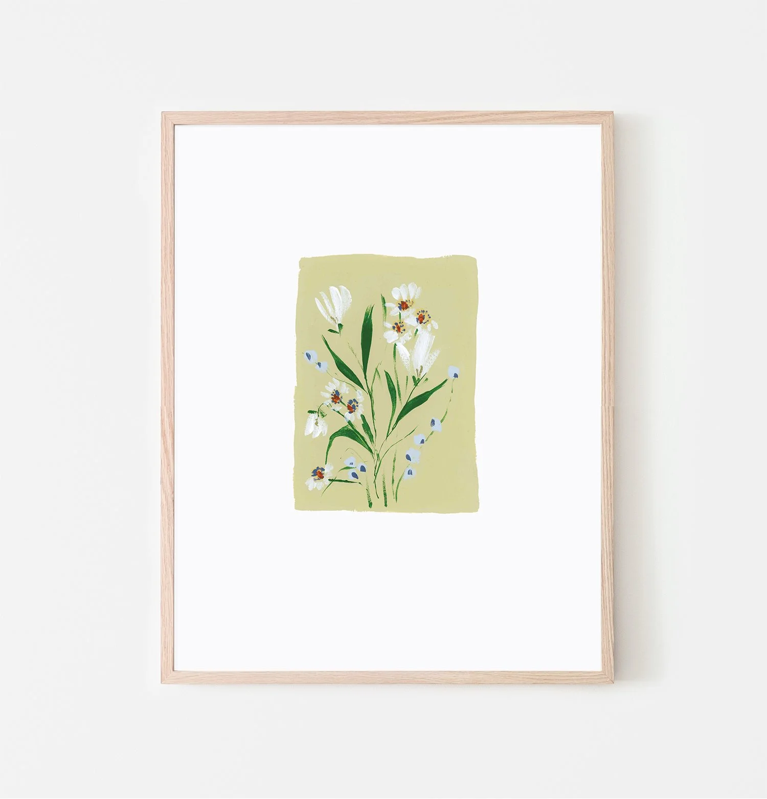 Beige Chamomile-11x14-Vertical-floating-skinny-wood-raw-frame.jpg