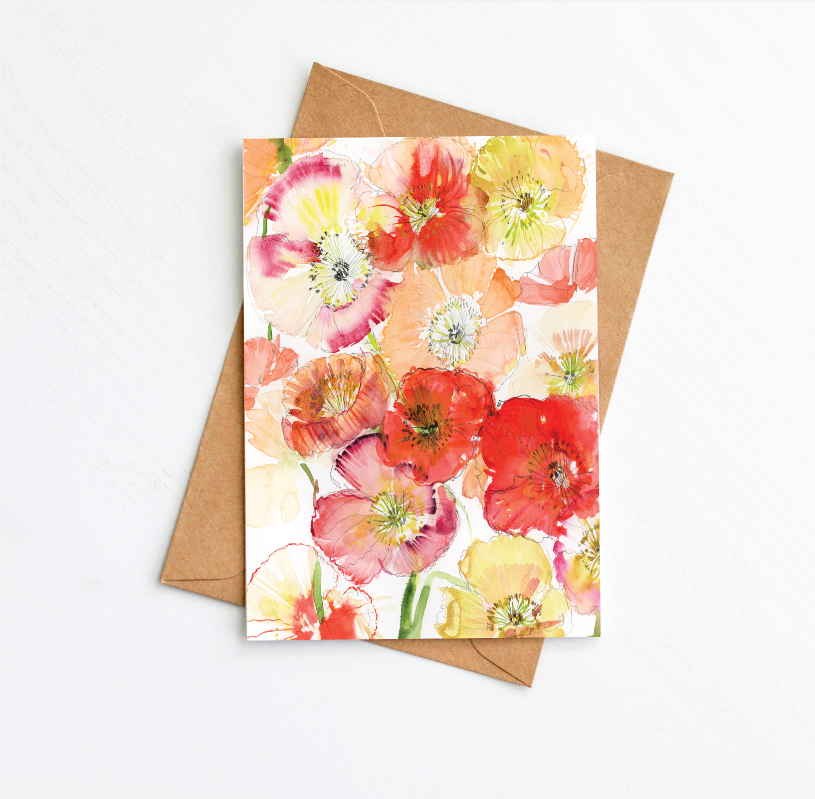 Poppy Pattern Card