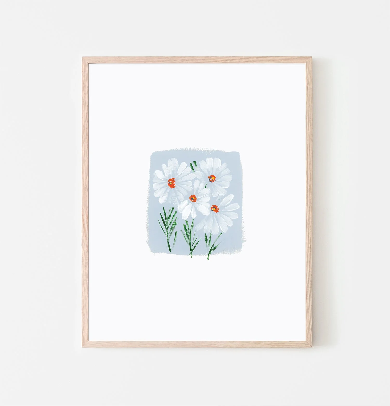 Large Daisies-8x10-Vertical-floating-skinny-wood-raw-frame.jpg