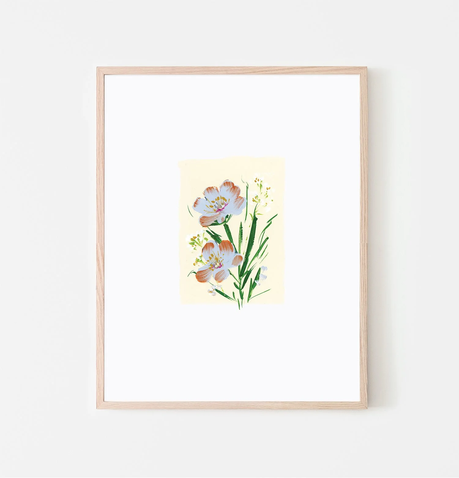 Blue Orange Cosmos-11x14-Vertical-floating-skinny-wood-raw-frame.jpg