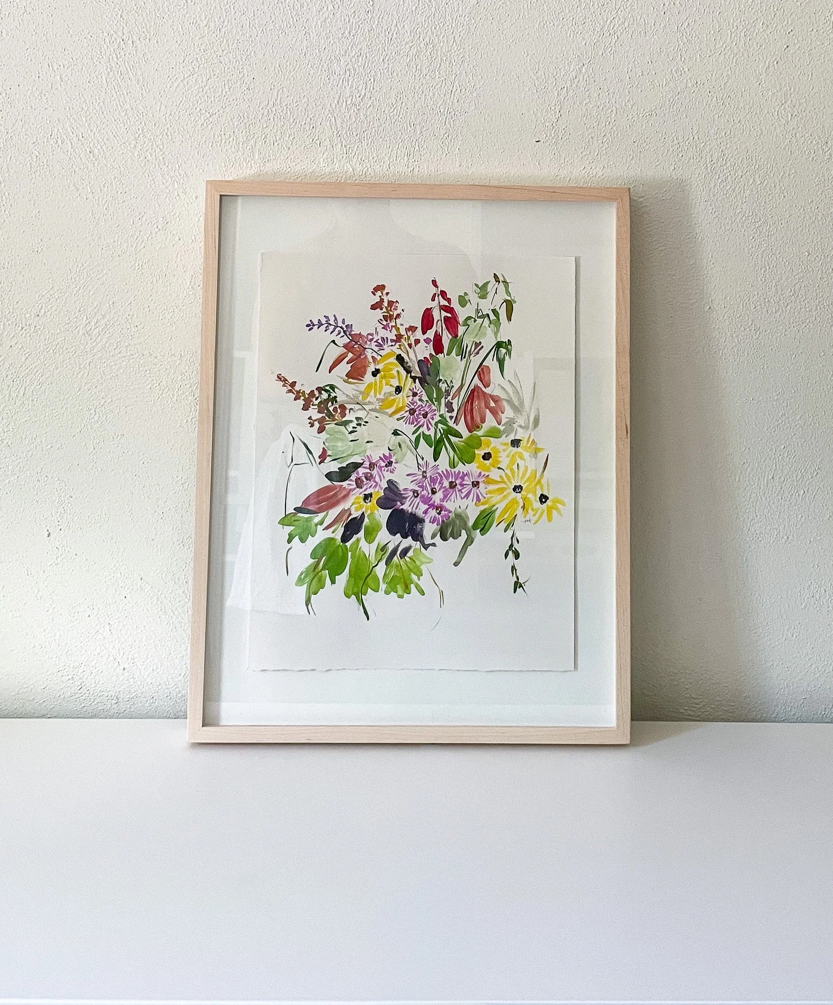 "Black-Eyed Bouquet Left" Original